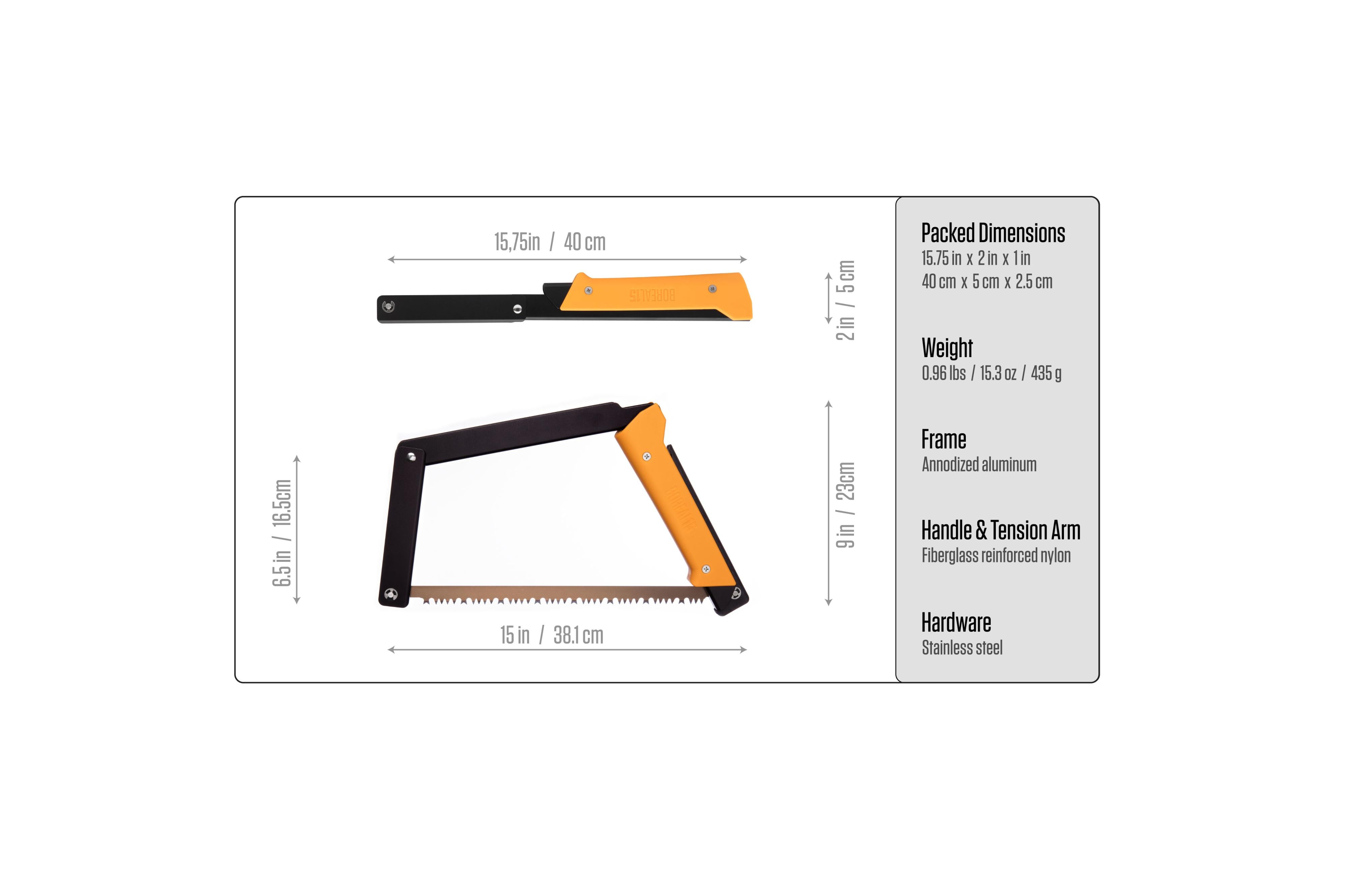 Boreal 15 Yellow Handle
