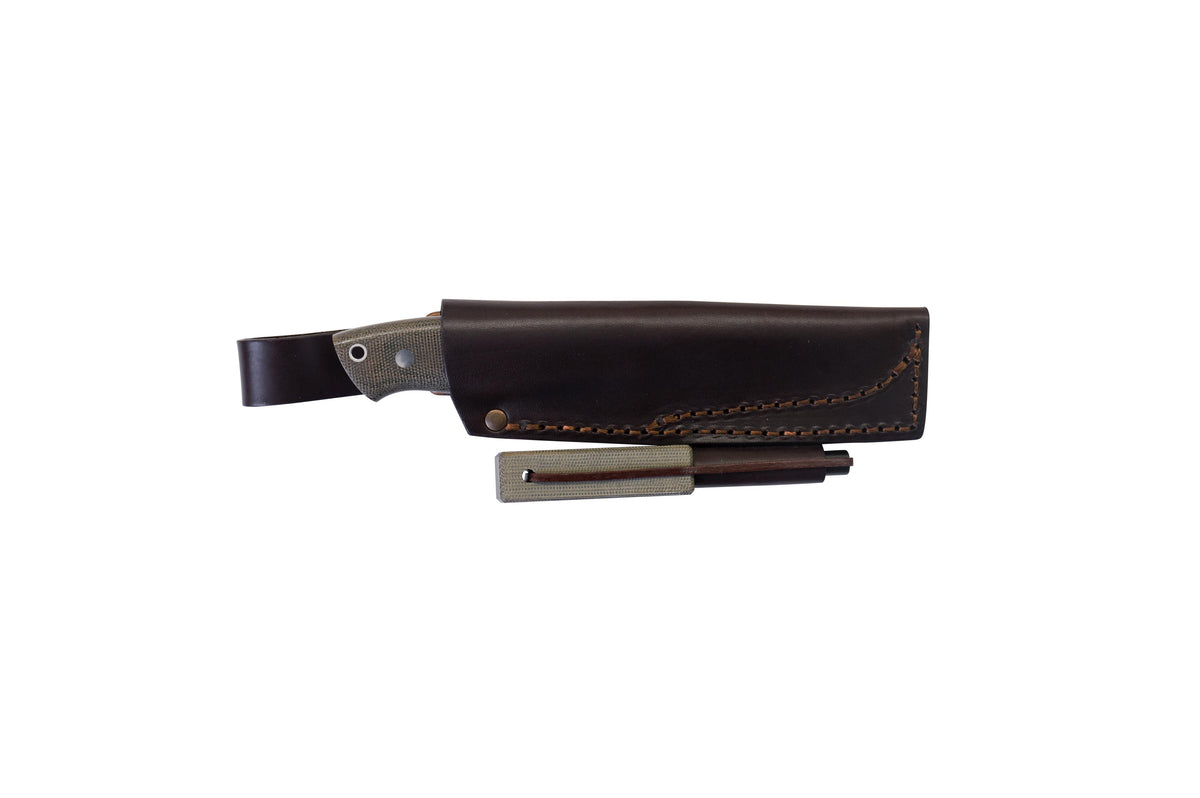 Brisa trapper 95 - green micarta