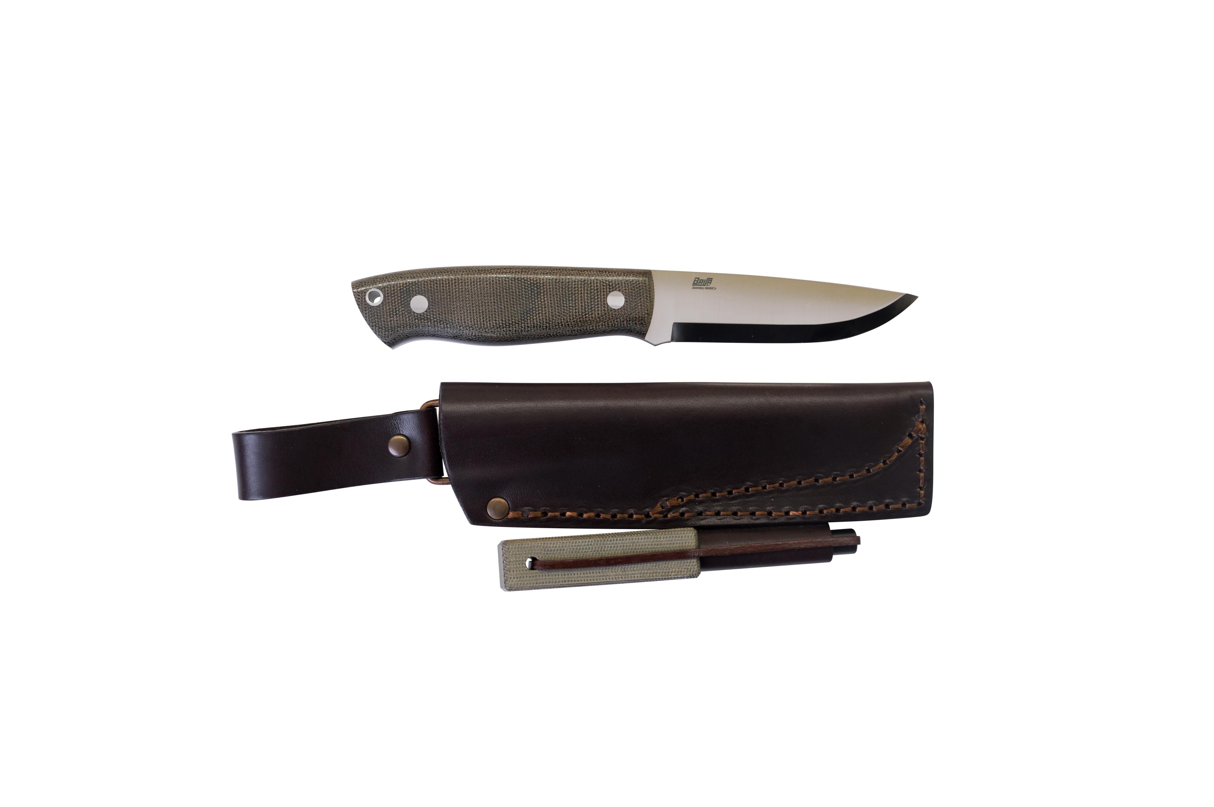 Brisa trapper 95 - green micarta