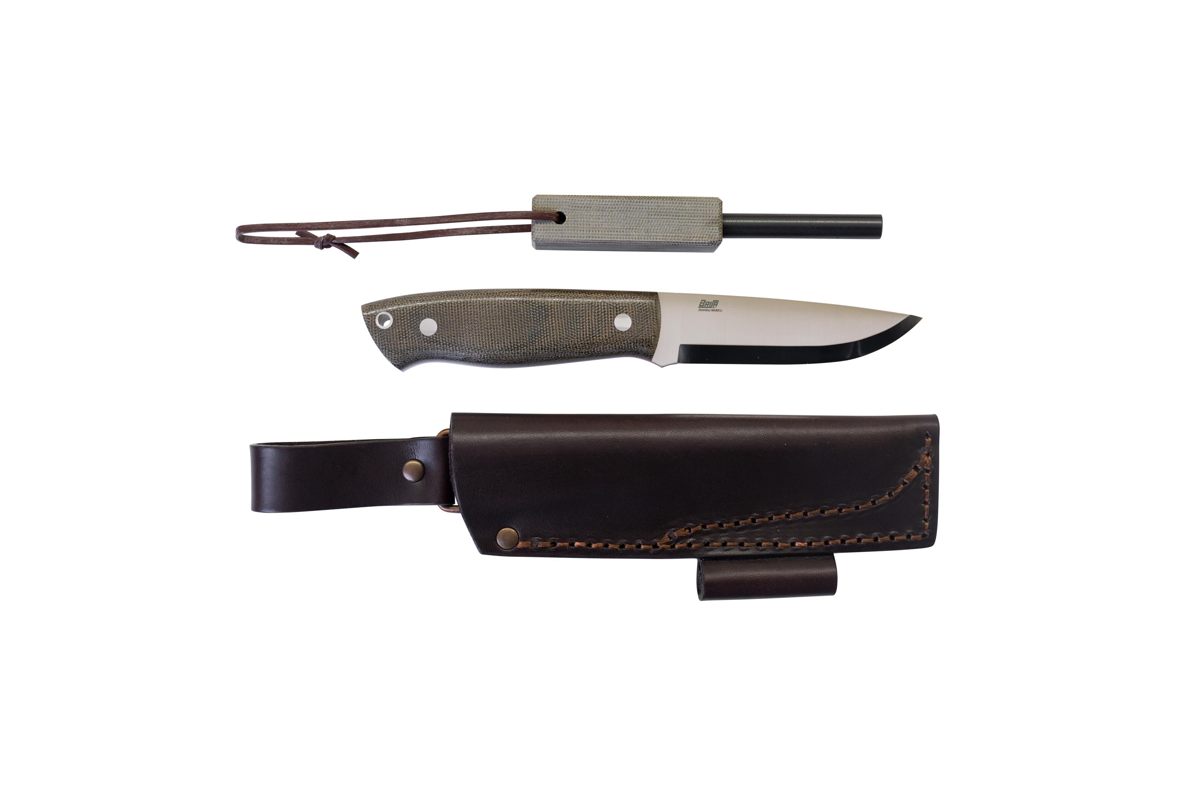 Brisa trapper 95 - green micarta