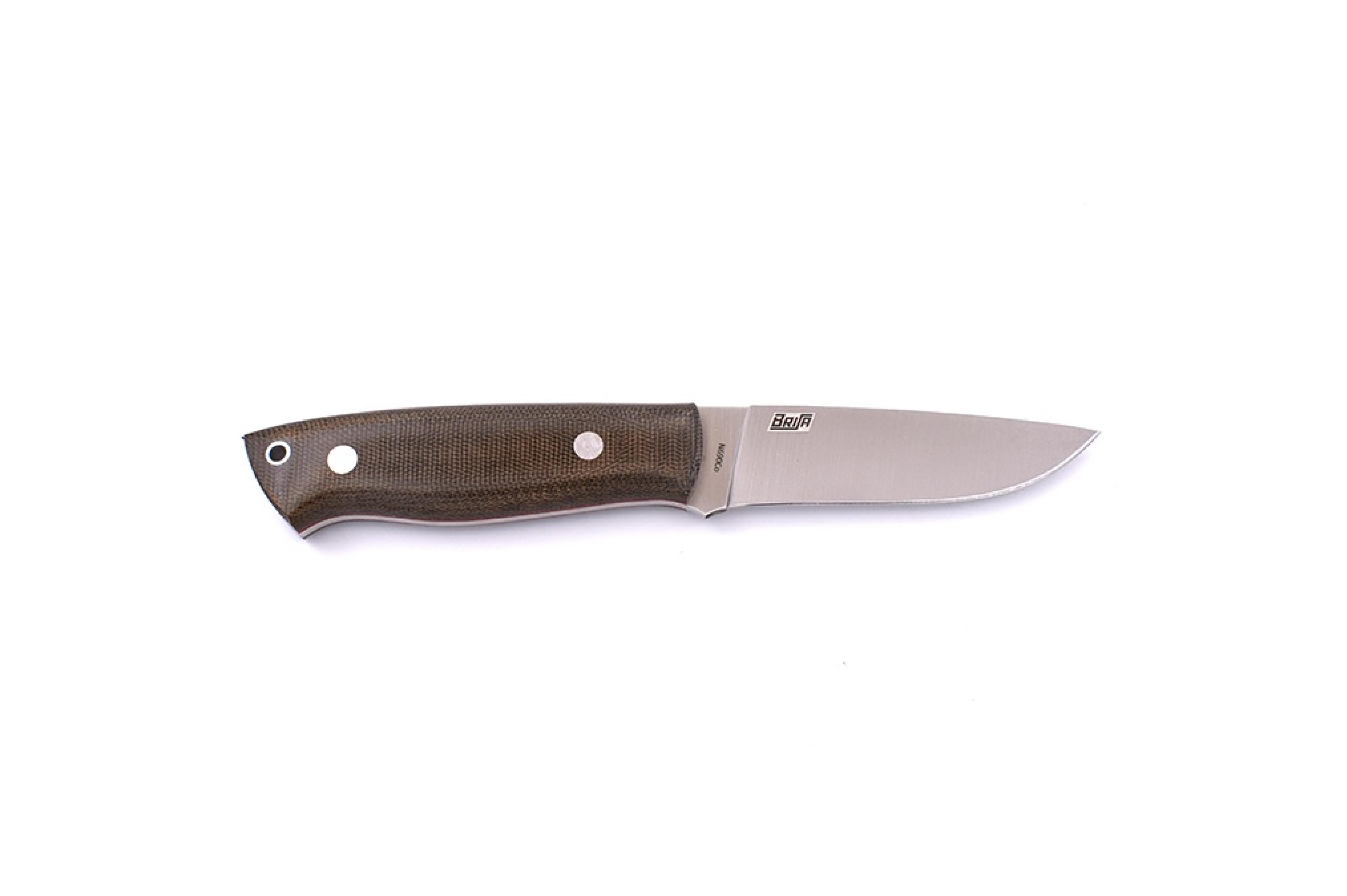 Brisa trapper 95  -  green micarta