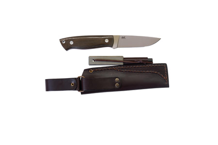 Brisa trapper 95  -  green micarta