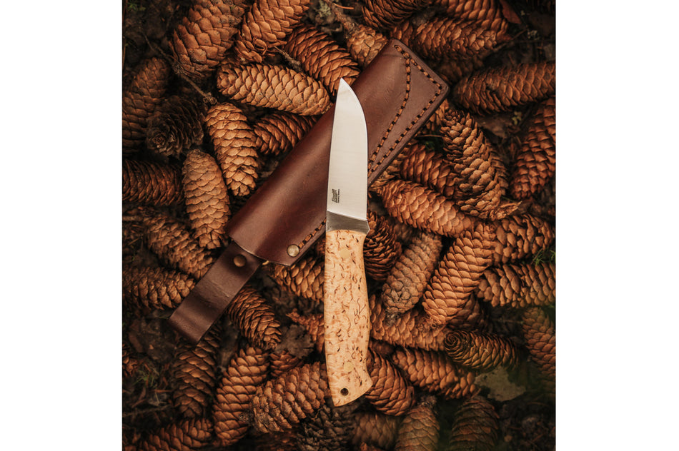 Brisa Trapper 95  -  stabilized curly birch