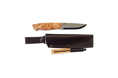Brisa Trapper 95  -  stabilized curly birch