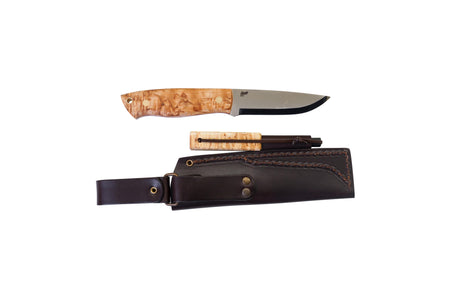 Brisa Trapper 95  -  stabilized curly birch