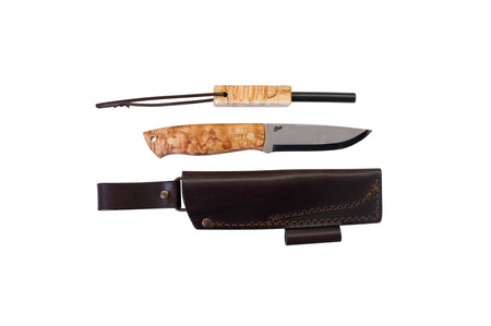 Brisa Trapper 95  -  stabilized curly birch
