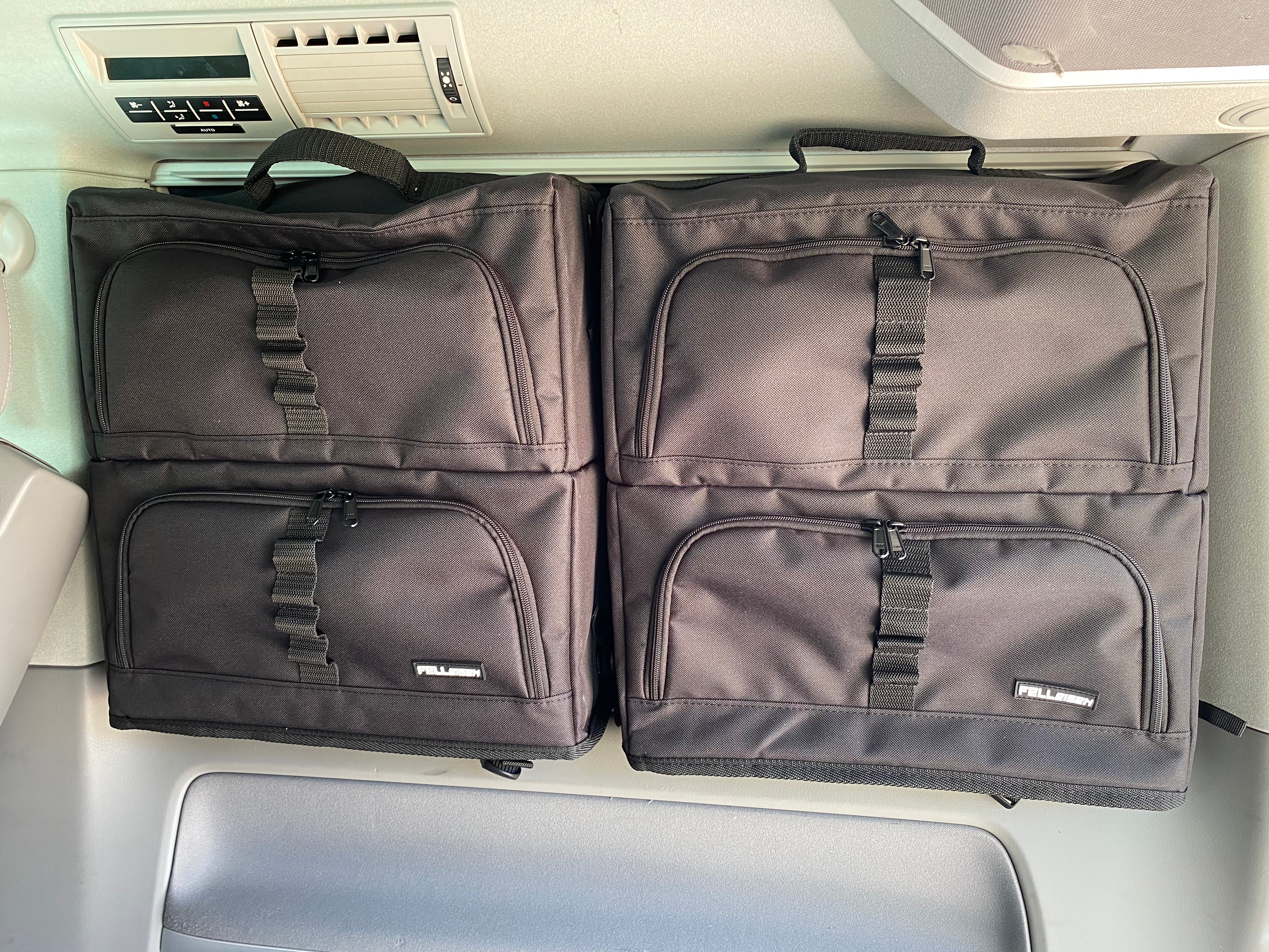 4er-Taschenset VWCalifornia Beach (2xTräger, 4x BasicONE)inkl. Thermomatten in schwarz