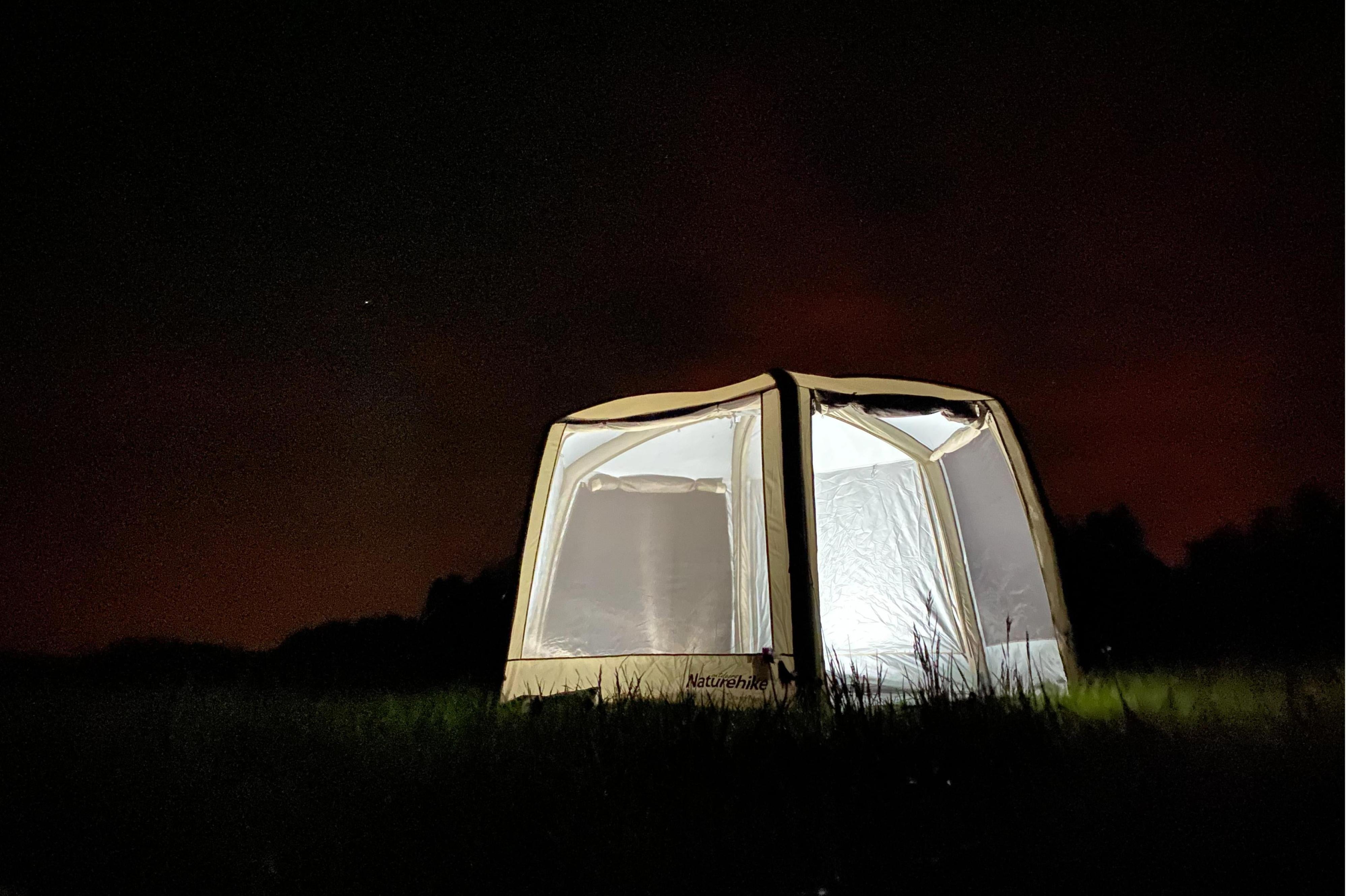 Hexagonal Airpole Tent
