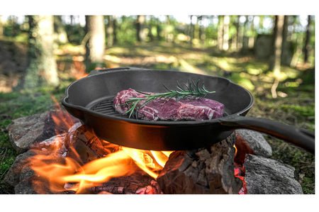 Grill-Feuerpfanne gp30 mit Stiel