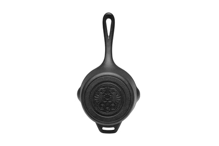 Gusseiserne Kasserolle mit Deckel kr1